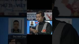 2 pha a băng cực hay của Trần Quyết Chiến tại chung kết carom 3 băng SEA Games 31