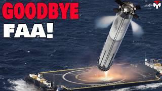 SpaceX's to Land Starship Super Heavy On the Sea! No More FAA...