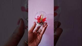 Diy flower globe for decoration #shorts#viralvideo#ytshorts