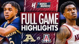 Akron vs Arizona GAME Highlights - First Round | March 21, 2025 March Madness