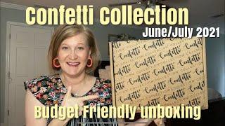 Confetti Collection | June/July 2021 | Budget Friendly Subscription Box