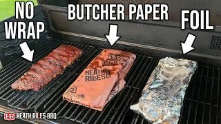 No Wrap vs. Butcher Paper vs. Foil: Cooking St. Louis Style Ribs 3 Ways! | Heath Riles BBQ