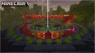 Minecraft How To Build a Large Underground Mangrove Swamp Base