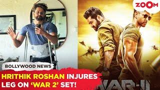 Hrithik Roshan INJURES leg during 'War 2' rehearsals, dance sequence shoot with JR NTR postponed