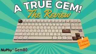  NuPhy Gem80:⌨️ In-Stock Custom TKL Mechanical Keyboard | Review and Sound Tests ⌨️ 