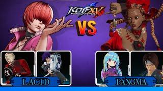 KOFXV LACID (Meitenkun/Shermie/Ash) Vs Pangma (Kyo/Kula/Dolores) - Best Fights #kof15 High level KOF