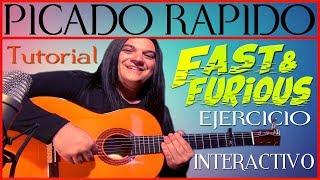 COMO PICAR O "PUNTEAR" RAPIDO CON LA GUITARRA * EJERCICO INTERACTIVO