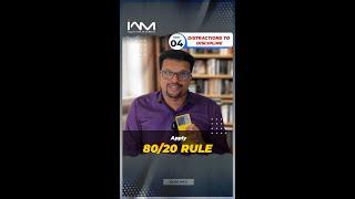 മനസമാധാനം വേണോ? Let's apply 80/20 Rule | Distractions to Discipline No:4. Don't have enough Time?