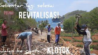 pantai KLOTOK wisata viral kembali berbenah#klotok #wisatapantaiselatan #revitalisasi #viralvideo