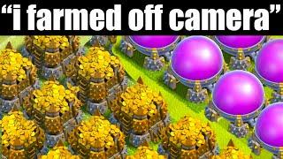 clash of clans youtubers be like