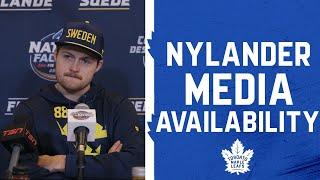 William Nylander Media Availability | 4 Nations Face-Off | Sweden vs. Finland | February 15, 2025