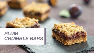 Plum Crumble Bars | Food Channel L Recipes