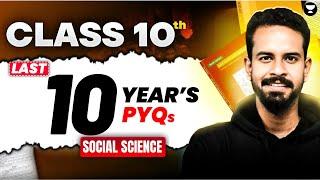 CBSE Class 10 Social Studies | History | Last 10 Years PYQs Solutions | Boards 2025 | Siddharth Sir