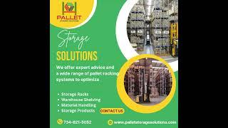 Essential Storage Solutions for Organized and Efficient Warehouse #StorageSolutions #palletracking