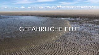 Gefährliche Flut im Wattenmeer