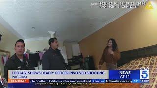 Footage shows deadly officer-involved shooting at Pacoima motel