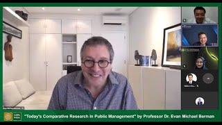 "Today's Comparative Research in Public Management" by Professor Dr. Evan Michael Berman | GSPA NIDA