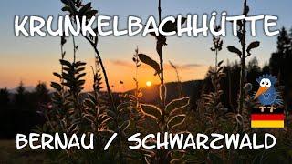 Sonnenuntergang an der Krunkelbachhütte in Bernau | Wanderung Schwarzwald