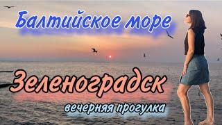 ЗЕЛЕНОГРАДСК. Балтийское море. Вечерняя прогулка