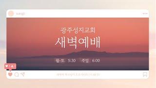 광주성지교회 새벽예배 (2024-11-23)