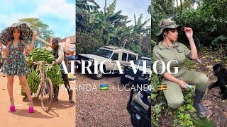 TRAVEL VLOG: RWANDA  + UGANDA  | EXTREME GORILLA TREKKING 2022 