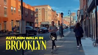 Brooklyn in Autumn, New York Walking Tour 4K