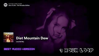 Lana Del Rey - Diet Mountain Dew || (17x 1 Hour Loop) || I don't know why but I like it