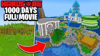 I Survived 1,000 Days in HARDCORE Minecraft! (FULL MOVIE)