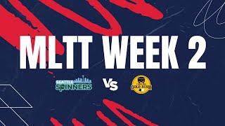 LIVE STREAM | Spinners vs. Gold Rush | MLTT Week 2 (Raleigh, NC)