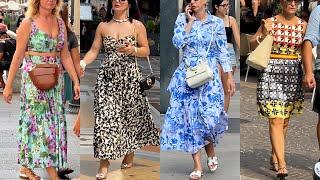 SUMMER 2024 ITALIAN STREET STYLE | STUNNING OUTFITS TRENDS OF MILAN & LUXURY SHOPPING WALK