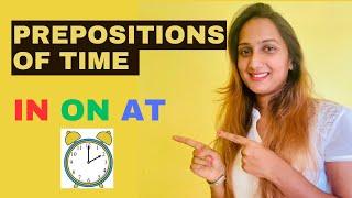 IN/ON/AT | Prepositions of time ⏰ | Grammar Lesson #englishgrammar #learnenglishwithme