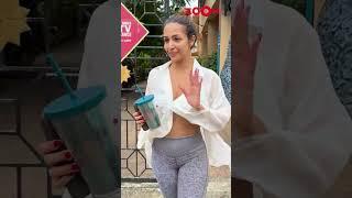 Malaika Arora keeps Hydration on point as spotted Post-Yoga session #malaikaarora #shorts