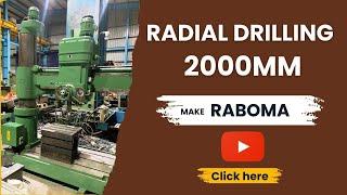 RABOMA Radial Drilling Machine #prowincorporation #usedmachinery #raboma