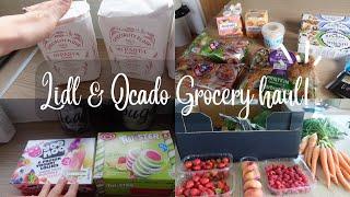 LIDL & OCADO GROCERY HAUL | BASIC STOCK UP &  MEAL PLAN