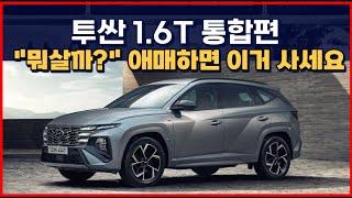 투싼 1.6T 통합편 "뭐살까?" 애매하면 이거 사세요