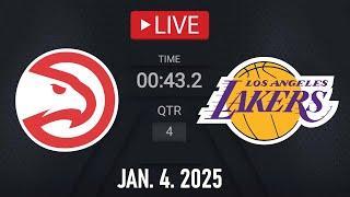 NBA LIVE! LA Lakers vs Atlanta Hawks | January 4, 2025 | Hawks vs Lakers NBA LIVE 2K25