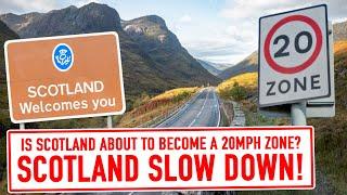 Is SCOTLAND about to ‘DO A WALES'? 20mph Speed Limit incoming