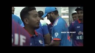 Nepal Cricket Team in India's Dressing Room  | Fan Moment |