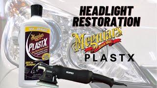 Meguiars Plastx headlight detailing