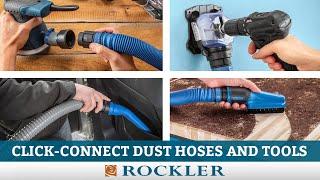 Fast and Easy Shop Vacuum Dust Hose Connections