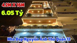 Tuyệt phẩm nhà đẹp Nguyễn Ảnh Thủ quận 12 , trong khu víp 30 căn đường thông , giá rẻ 6.05 tỷ