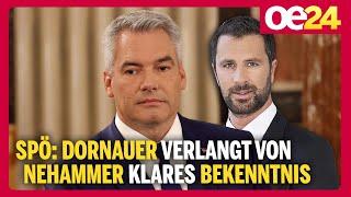 SPÖ: Dornauer verlangt von Nehammer klares Bekenntnis