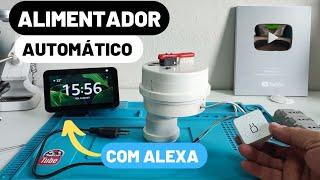 automação alimentador automático com Alexa