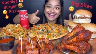 CHICKEN BARBECUE DRUMSTICKS, CHICKEN SUPREME PIZZA, CHICKEN HAKKA NOODLES, BURGERS CHICKEN SAUSAGE