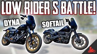 Harley DYNA vs SOFTAIL Low Rider S!