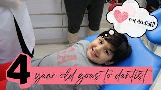 Four year old's first visit to the dentist | Dr. Haris Ghole