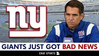 NY Giants Fans Just Got Bad News