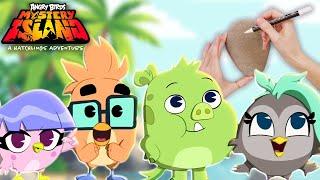 Pebble Painting All Characters | Angry Birds Mystery Island