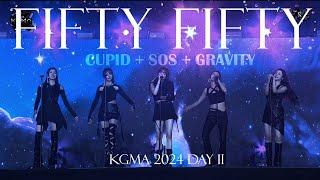 [4K 60FPS] FIFTY FIFTY 피프티피프티 FUll Performance [CUPID + SOS + GRAVITY] @KGMA DAY II