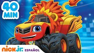 Blaze y los Monster Machines |¡40 minutos de los mejores rescates de animales con Blaze y sus amigos